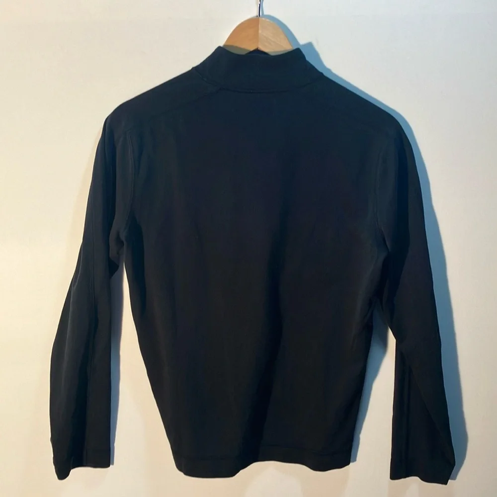 Banana Republic Core Temp Black Zip-Up Sweater
